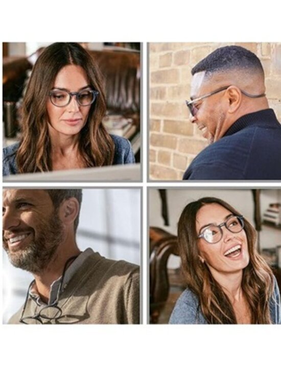 Clic Brooklyn Magnetic Reading Glasses with Adjustable Band, Matte Grey, 1.75x main image 9